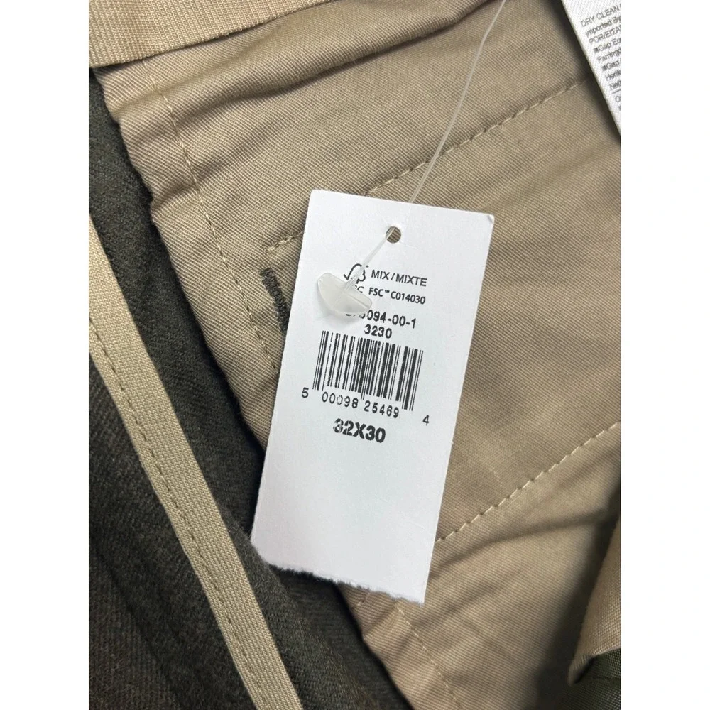 NEW Banana Republic 32x30 Olive Italian Flannel Wool Pants Perfect Trousers